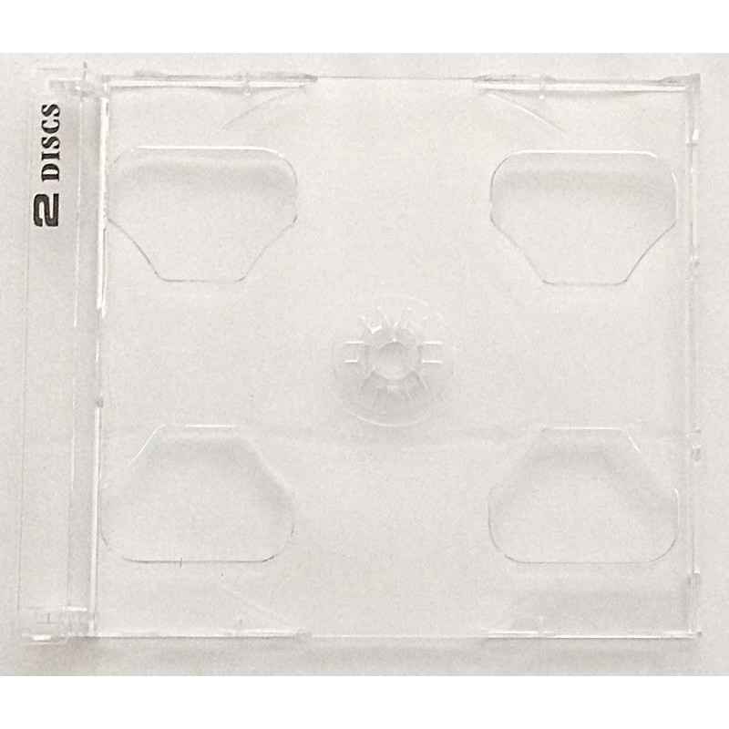 CD-kansi sisäosa kirkas : 1 kpl normaaliin kanteen sopiva 2cd sisäosa - Tarvike