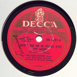 STAR DUSTERS - DON’T SEE ME IN YOUR EYES ANY MORE / AGAIN