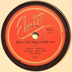 Theel Henry : Himmenevä yö / Minne käyn kuvas nähdä saan - shellac 78 rpm record