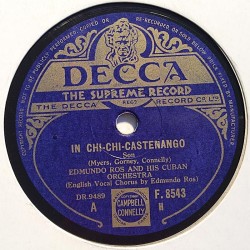 Ros Edmundo and his Cuban Orchestra : In chi-chi-castenango / Rum and limonada - shellac 78 rpm record