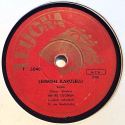 Ojonen Maire: Kuolleet Lehdet / Lemmen Karuselli  kansi kunnottelematon levy G+ savikiekko gramofonilevy