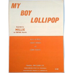 My Boy Lollipop: Robert Spencer and Johnny Roberts  kansi EX sisäsivut EX Käytetty nuotti