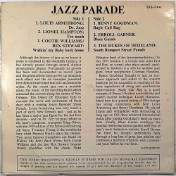 Various Artists: Jazz Parade No.2 EP - käytetty vinyylisingle PS VG / VG+