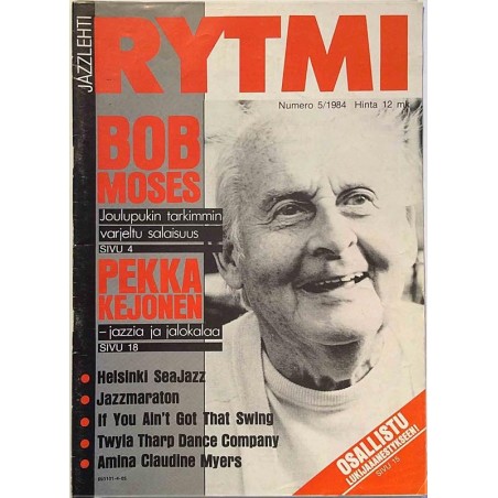 Rytmi jazzlehti : Bob Moses Pekka Kejonen - begagnade magazine