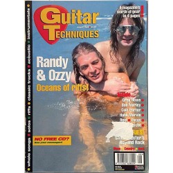 Guitar Techniques 1995 august Randy & Ozzy aikakauslehti