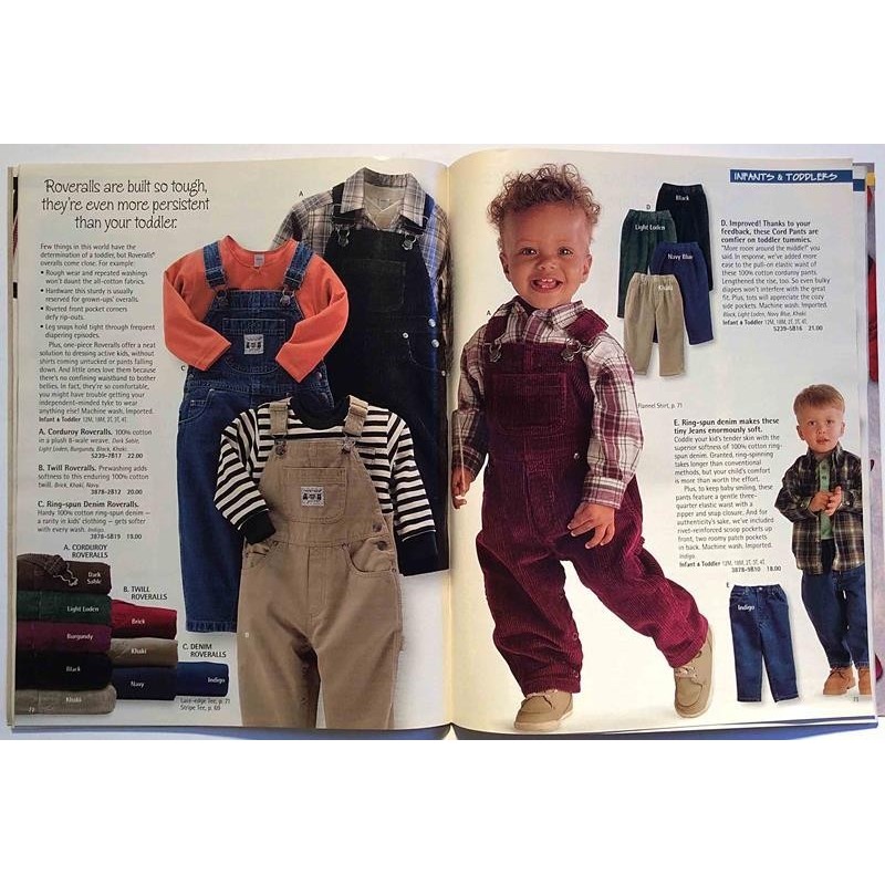 Lands’ End Product Catalog, year 1998