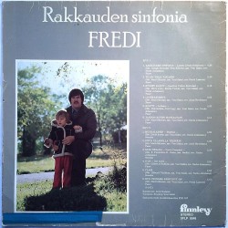 Fredi: Rakkauden sinfonia  kansi G+ levy EX- Käytetty LP