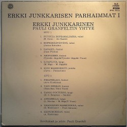 Junkkarinen Erkki: Parhaimmat 1.  kansi VG levy EX Käytetty LP
