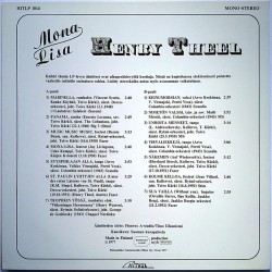 Theel Henry: Mona-Lisa  kansi EX levy EX Käytetty LP