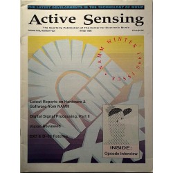 Active Sensing : The Center for Electronic Music - used magazine