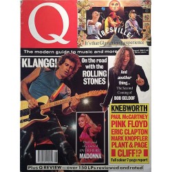 Q 1990 47 august Klanss! On the road with the Rolling Stones aikakauslehti