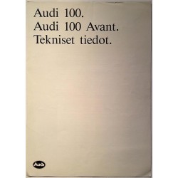 Audi 100. Audi 100 Avant 1987  Tekniset tiedot. Tuote-esite autoilu