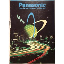 Panasonic 1986  edellä ajassa, kuvassa ja äänessä Tuote-esite Hifi