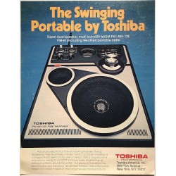 Swinging Portable by Toshiba 1970’s  RP-1660M Tuote-esite Hifi