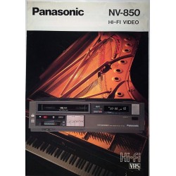 Panasonic NV-850 1984  Hi-Fi VHS Video Tuote-esite Hifi