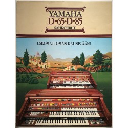 Yamaha : D-65 D-85 Sähköurut esite - Brochure music