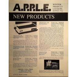 A.P.P.L.E. 1984 January 15 Winter product catalog members only Tuote-esite tietokone