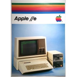 Apple IIe : Näppärä käyttö - laaja muisti 64K - Broschyr dator