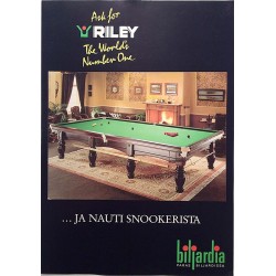 Ask for Riley 1990’s  ...ja nauti Snookerista Tuote-esite