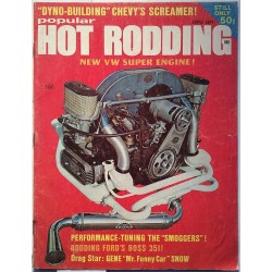 Hot Rodding 1971 April New VW Super Engine! aikakauslehti