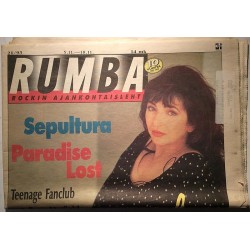 Rumba rockin ajankohtaislehti 1993 21 Sepultura, Kate Bush, Paradise Lost musiikkilehti