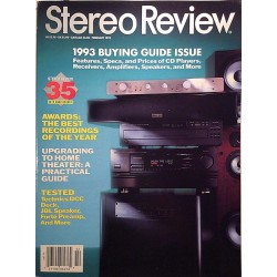 Stereo Review 1993 February 1993 Buying Guide Issue aikakauslehti audio