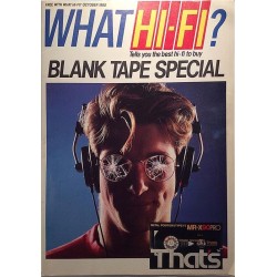What HI-FI? 1988 October Blank Tape Special aikakauslehti audio