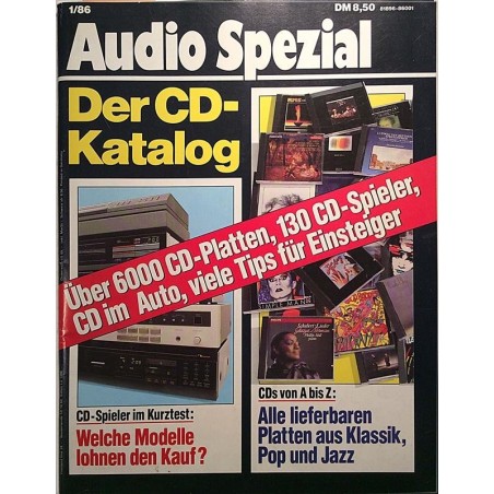 Audio Spezial : Der CD-Katalog, über 6000 CD-platten, 130 CD-spieler - used magazine audio