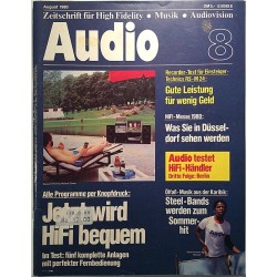 Audio Zeitschrift für High Fidelity 1980 August HiFi-Messe 1980 aikakauslehti audio
