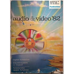 Audio & Video ‘82 1981 Sonderheft Nr. 38 Digitale Audiotechnik aikakauslehti audio