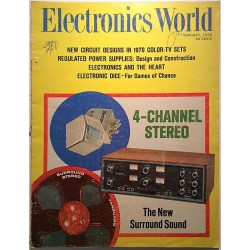 Electronics World 1970 February  aikakauslehti