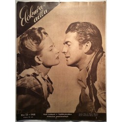 Elokuva-Aitta 1948 N:o 23 Coleen Gray ja Victor Mature, Kovat otteet aikakauslehti elokuva