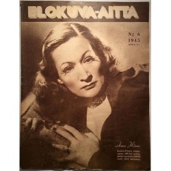 Elokuva-Aitta 1945 N:o 6 Aune Häme, Mikä yö! aikakauslehti elokuva