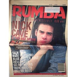 Rumba rockin ajankohtaislehti : Nick Cave, Kari Peitsamo, Blue Öyster Cult - used magazine music