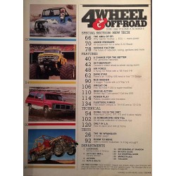 Petersen’s 4Wheel & Off-Road 1986 June Super Tech! aikakauslehti autot