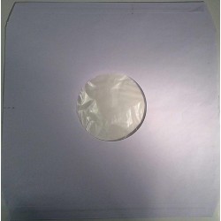 LP-levyn sisäpussi 5kpl : 30.9cm x 30.5cm muovivuorattu valkoinen - TARVIKE