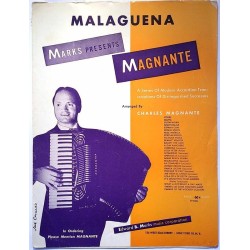 Malaguena 1956 12758-6 Marks present Magnante Sheet music