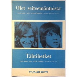 Olet seitsemäntoista / Tähtihetket 1970 F.M. 105098 Toivo Kärki - Lauri Jauhiainen, Kärki-Valkama Noter