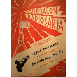 Päivä kanssasi - A day with you 1950’s V.R.S. 1010 Yrjö Pursi - Harry Etelä Sheet music