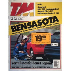 Tekniikan Maailma : Bensasota, vertailussa pienet nopeat - used magazine car