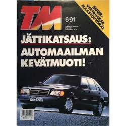 Tekniikan Maailma 1991 6 Automaailman kevätmuoti! aikakauslehti