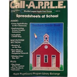 Call A.P.P.L.E. Magazine 1985 June Spreadsheets at School aikakauslehti tietokone