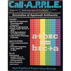 Call A.P.P.L.E. Magazine 1985 July Anomalies of Applesoft Arithmetic aikakauslehti tietokone