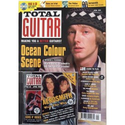 Total Guitar 1998 April Ocean Color Scene, Aerosmith, Guns n’ Roses aikakauslehti musiikki
