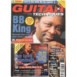 Guitar Techniques 1998 August B.B. King, Fun Lovin Criminals, Deep Purple aikakauslehti musiikki