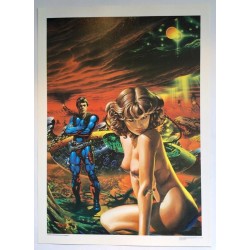 Adama And Evo 1979 NO. 6 OF SERIES B By: Alan Craddock oanvänt poster