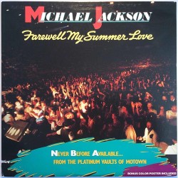 Jackson Michael: Farewell My Summer Love  kansi EX- levy EX LP