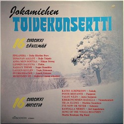 Eri Esittäjiä: Jokamiehen toivekonsertti 16 suosikki sävelmää  kansi EX levy EX Käytetty LP