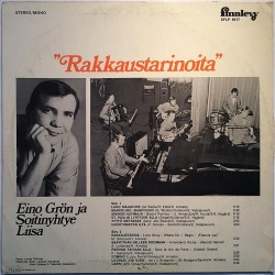 Grön Eino ja Soitinyhtye Liisa: Rakkaustarinoita  kansi G+ levy VG Käytetty LP