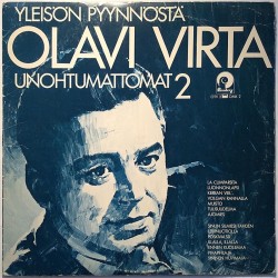 Virta Olavi: Unohtumattomat 2  kansi VG- levy EX- Käytetty LP